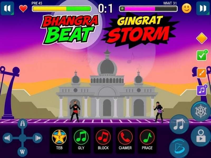Bhangra Beat Storm Gameplay Screenshot